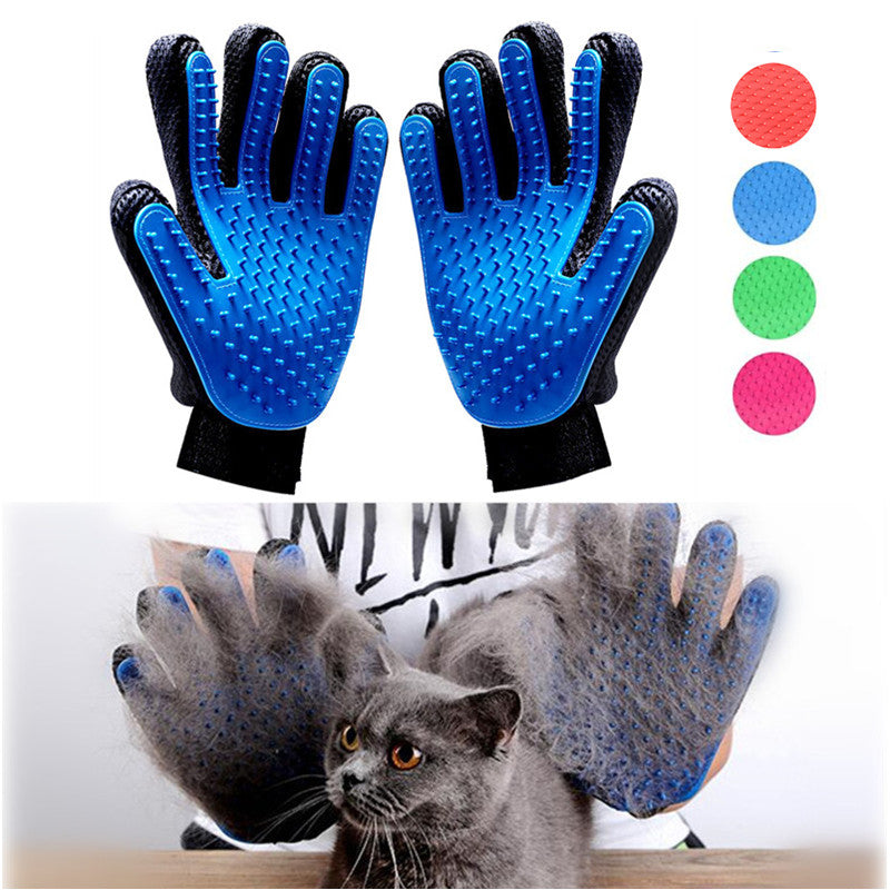 Gant de toilette anti poil  pour animaux de compagnie